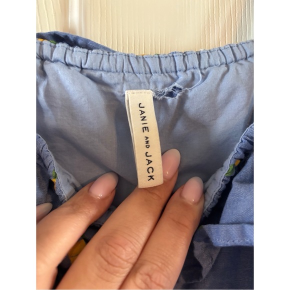 Janie and Jack lemon 🍋 print summer dress - Picture 2 of 5